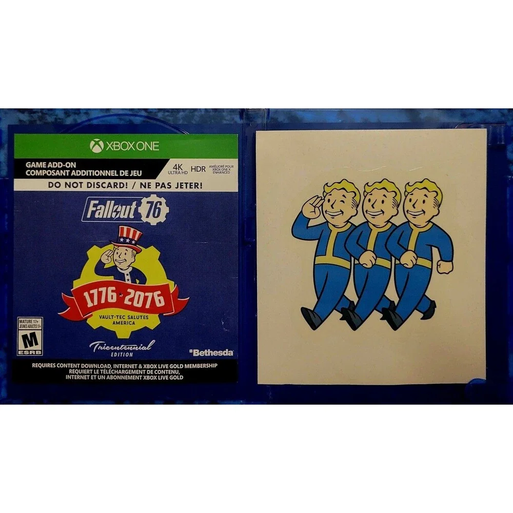Xbox One: Fallout 76 - Tricentennial Edition,CIB,MANUAL, CLN DISC, FAST SHIPPING